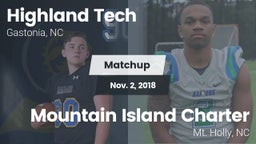 Matchup: Highland Tech vs. Mountain Island Charter  2018