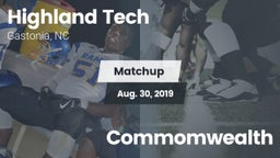 Matchup: Highland Tech vs. Commomwealth 2019