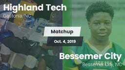Matchup: Highland Tech vs. Bessemer City  2019