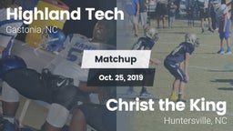 Matchup: Highland Tech vs. Christ the King 2019