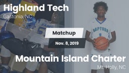 Matchup: Highland Tech vs. Mountain Island Charter  2019