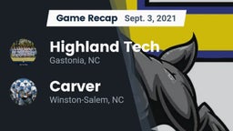 Recap: Highland Tech  vs. Carver  2021