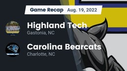Recap: Highland Tech  vs. Carolina Bearcats  2022