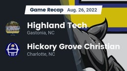 Recap: Highland Tech  vs. Hickory Grove Christian  2022