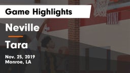 Neville  vs Tara  Game Highlights - Nov. 25, 2019