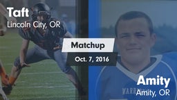 Matchup: Taft vs. Amity  2016