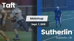 Matchup: Taft vs. Sutherlin  2018