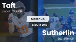 Matchup: Taft vs. Sutherlin  2019