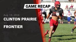 Recap: Clinton Prairie  vs. Frontier  2016