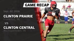 Recap: Clinton Prairie  vs. Clinton Central  2016