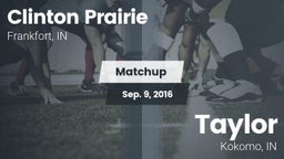 Matchup: Clinton Prairie vs. Taylor  2016