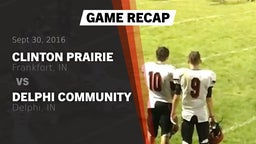 Recap: Clinton Prairie  vs. Delphi Community  2016