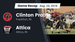 Recap: Clinton Prairie  vs. Attica  2018