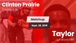 Matchup: Clinton Prairie vs. Taylor  2018