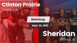 Matchup: Clinton Prairie vs. Sheridan  2019