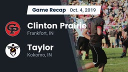 Recap: Clinton Prairie  vs. Taylor  2019