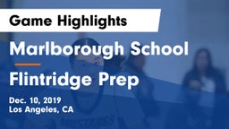 Marlborough School vs Flintridge Prep  Game Highlights - Dec. 10, 2019