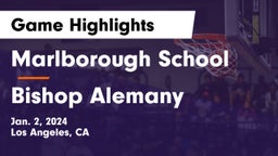 Marlborough School vs Bishop Alemany  Game Highlights - Jan. 2, 2024