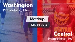 Matchup: Washington vs. Central  2016