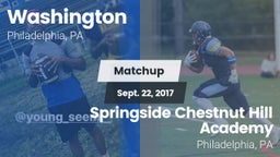 Matchup: Washington vs. Springside Chestnut Hill Academy  2017