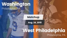 Matchup: Washington vs. West Philadelphia  2018