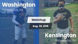 Matchup: Washington vs. Kensington  2018