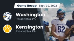 Recap: Washington  vs. Kensington  2023