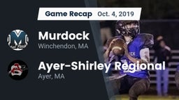 Recap: Murdock  vs. Ayer-Shirley Regional  2019