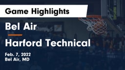 Bel Air  vs Harford Technical  Game Highlights - Feb. 7, 2022