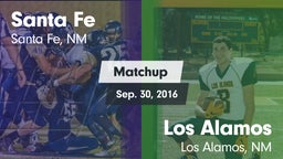Matchup: Santa Fe vs. Los Alamos  2016