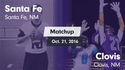 Matchup: Santa Fe vs. Clovis  2016