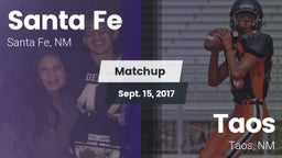 Matchup: Santa Fe vs. Taos  2017