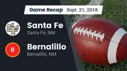 Recap: Santa Fe  vs. Bernalillo  2018