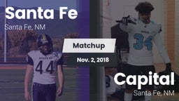 Matchup: Santa Fe vs. Capital  2018