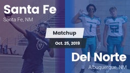 Matchup: Santa Fe vs. Del Norte  2019