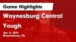 Waynesburg Central  vs Yough  Game Highlights - Jan. 8, 2024