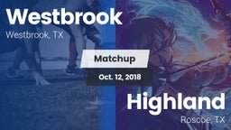 Matchup: Westbrook vs. Highland  2018