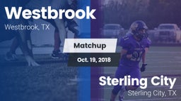 Matchup: Westbrook vs. Sterling City  2018