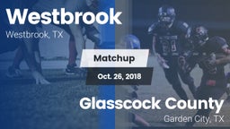Matchup: Westbrook vs. Glasscock County  2018