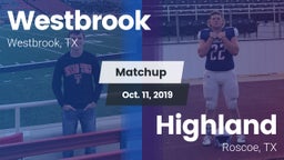 Matchup: Westbrook vs. Highland  2019