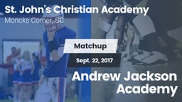 Matchup: St. John's Christian vs. Andrew Jackson Academy 2017