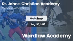 Matchup: St. John's Christian vs. Wardlaw Academy 2019