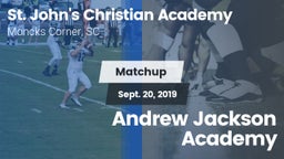 Matchup: St. John's Christian vs. Andrew Jackson Academy 2019