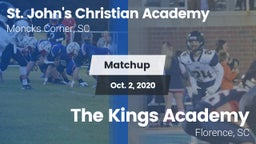Matchup: St. John's Christian vs. The Kings Academy 2020