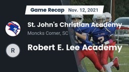 Recap: St. John's Christian Academy  vs. Robert E. Lee Academy 2021