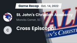 Recap: St. John's Christian Academy  vs. Cross Episcopal  2022