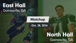 Matchup: East Hall vs. North Hall  2016