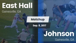 Matchup: East Hall vs. Johnson  2017