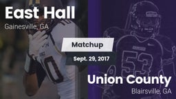 Matchup: East Hall vs. Union County  2017