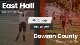 Matchup: East Hall vs. Dawson County  2017